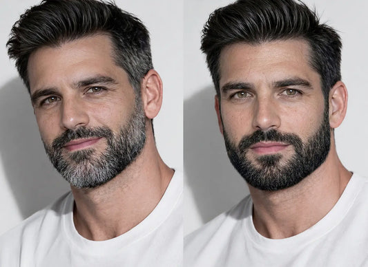 Cómo usar máscara para cubrir canas en barba